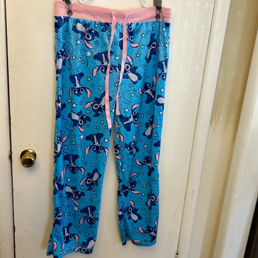 Disney Stitch Adult Pajama Pants Size Large